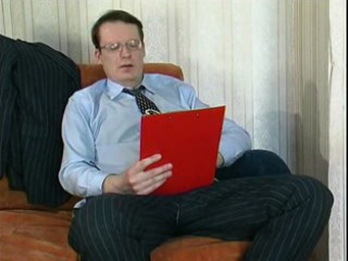 secretary in tan hose fuck