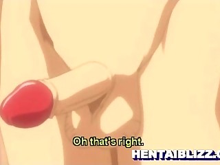 Hentai babe with big tits deep fucked until climax