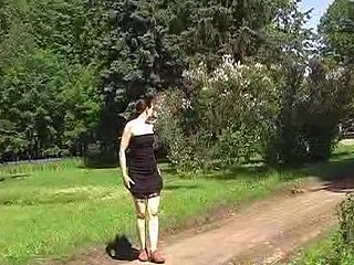 Summer road pissing