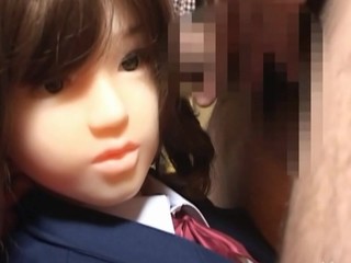 Sexually bizarre dude likes fucking with this beautiful human-alike doll